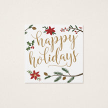 Festlicher Urlaub Einladung Name Plakatkarte