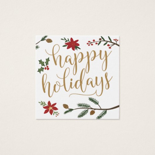 Festlicher Urlaub Einladung Name Plakatkarte (Vorderseite)