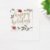 Festlicher Urlaub Einladung Name Plakatkarte (Schreibtisch)