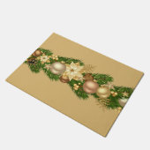 Festlicher Urlaub Garland Doormat Fußmatte (Schrägansicht)
