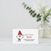 Festlicher Urlaub - Grumpy Santa - Getränke Ticket Begleitkarte (Stehend Vorderseite)