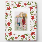 Festlicher Urlaub in Weiß Fotoplatte (Vorderseite)