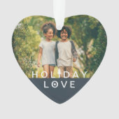 Festlicher Urlaub Liebe 3 Foto Oma Acrylic Ornament (Vorderseite)