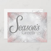 Festlicher Urlaub Postkarte (Vorne/Hinten)