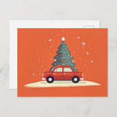 Festlicher Urlaub Postkarte (Vorne/Hinten)