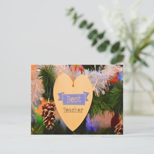 Festlicher Urlaub Postkarte (Stehend Vorderseite)