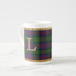 Festlicher Urlaub Tartan Karierte China Tasse