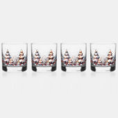 Festlicher Urlaub Tree Brille Set 4 Whiskyglas (Links)