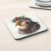 Festlicher Urlaub / Weihnachtsgebäck Untersetzer (Linke Seite)