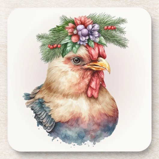 Festlicher Urlaub / Weihnachtsgebäck Untersetzer (Vorderseite)