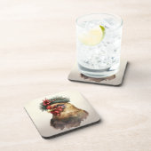 Festlicher Urlaub / Weihnachtsgebäck Untersetzer (Rechte Seite)