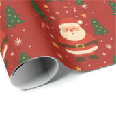 Festlicher Urlaubsglanz Geschenkpapier (Rolleneckpunkt)