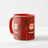 Festlicher Urlaubsglanz Tasse (Vorderseite Links)