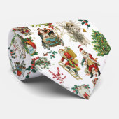 Festlicher Vintager Retro-Weihnachtsspass Krawatte (Gerollt)