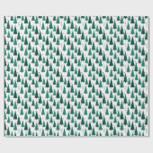 Festlicher Wald Geschenkpapier (Flach)