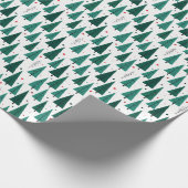 Festlicher Wald Geschenkpapier (Ecke)