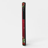 Festlicher Weihnachts Hintergrund mit Stechpalme, Case-Mate iPhone Hülle (Hinten/Links)