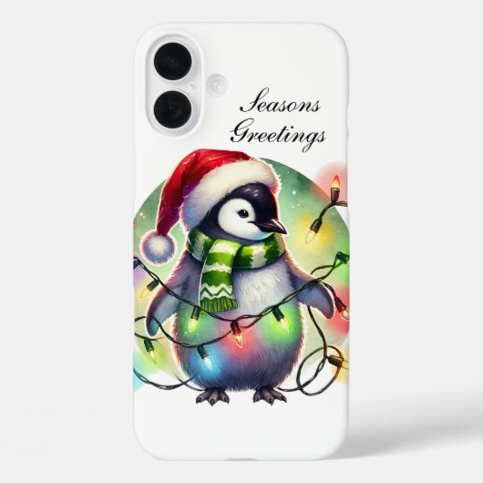 Festlicher Weihnachtsaffe anpassbar  Case-Mate iPhone Hülle (Rückseite)