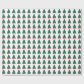Festlicher Weihnachtsbaum & Geschenke Geschenkpapier (Flach)