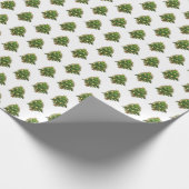 Festlicher Weihnachtsbaum-Geschenkpapier Geschenkpapier (Ecke)
