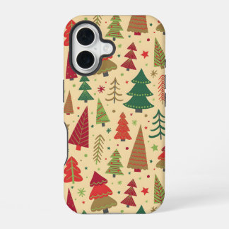 Festlicher Weihnachtsbaum-iPhone-Hülle iPhone 16 Hülle
