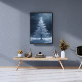 Festlicher Weihnachtsbaum Poster