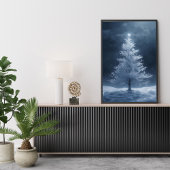Festlicher Weihnachtsbaum Poster