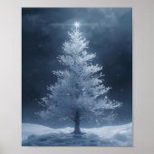 Festlicher Weihnachtsbaum Poster (Vorne)