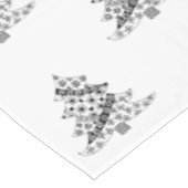 Festlicher Weihnachtsbaum Zeichnend Pattern Urlaub Tischdecke (Schrägansicht)