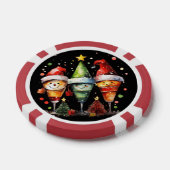 Festlicher Weihnachtscocktail gratis trinken Pokerchips (Einzeln)