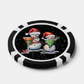 Festlicher Weihnachtscocktail gratis trinken Pokerchips (Einzeln)