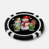 Festlicher Weihnachtscocktail gratis trinken Pokerchips (Einzeln)