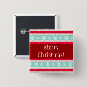 Festlicher Weihnachtsentwurf Benutzerdefinierter T Button (Vorne & Hinten)