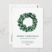 Festlicher Weihnachtsfeiertag Postkarte (Vorne/Hinten)