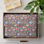 Festlicher Weihnachtsgnom Seidenpapier (Geschenk)