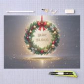 Festlicher Weihnachtskranz Feiertags-Tissue-Papier Seidenpapier (Handwerk)