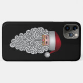 Festlicher Weihnachtsmann mit Long Curly Bart Case-Mate iPhone Hülle (Rückseite (Horizontal))