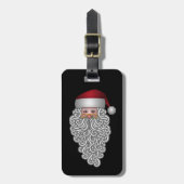 Festlicher Weihnachtsreisender Gepäckanhänger (Vorderseite vertikal)