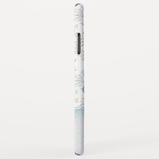 Festlicher WeihnachtsSchneemann addieren Namen Case-Mate iPhone Hülle (Hinten/Rechts)