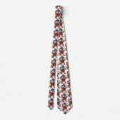 Festlicher Weihnachtssnowman Feiertag deckte Krawatte (Rückseite)