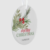 Festlicher Weltfrieden 3 FotoCollage Ornament (Vorderseite)