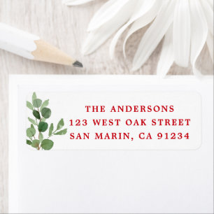 Festlicher Winter Grün Botanischer klassischer Url