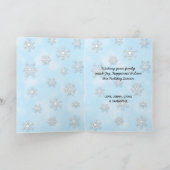 Festlicher Winterfox Frohe Weihnachten Karte (Innenseite)