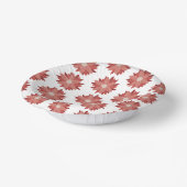 Festlicher Wintergarten Weihnachten Pappteller (Gewinkelt)