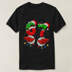 Festliches 67 Weihnachtslichter-Design T-Shirt