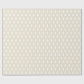 Festliches antikes Weihnachtsbaummuster Geschenkpapier (Flach)