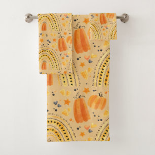 Festliches Boho Rainbow-Badetuch-Set Badhandtuch Set