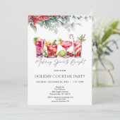 Festliches Cocktail-Party | Spirituosen heller mac Einladung (Stehend Vorderseite)