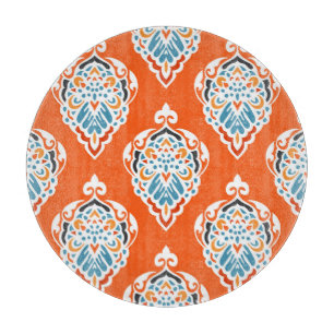 Festliches Damast-Vintage-Muster, elegantes Design Schneidebrett