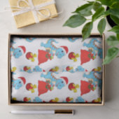 Festliches Dimosaurier-Muster Weihnachtsgewebe Seidenpapier (Geschenk)